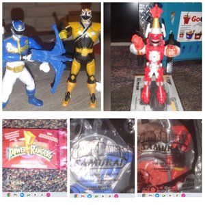 power rangers 6pc lot